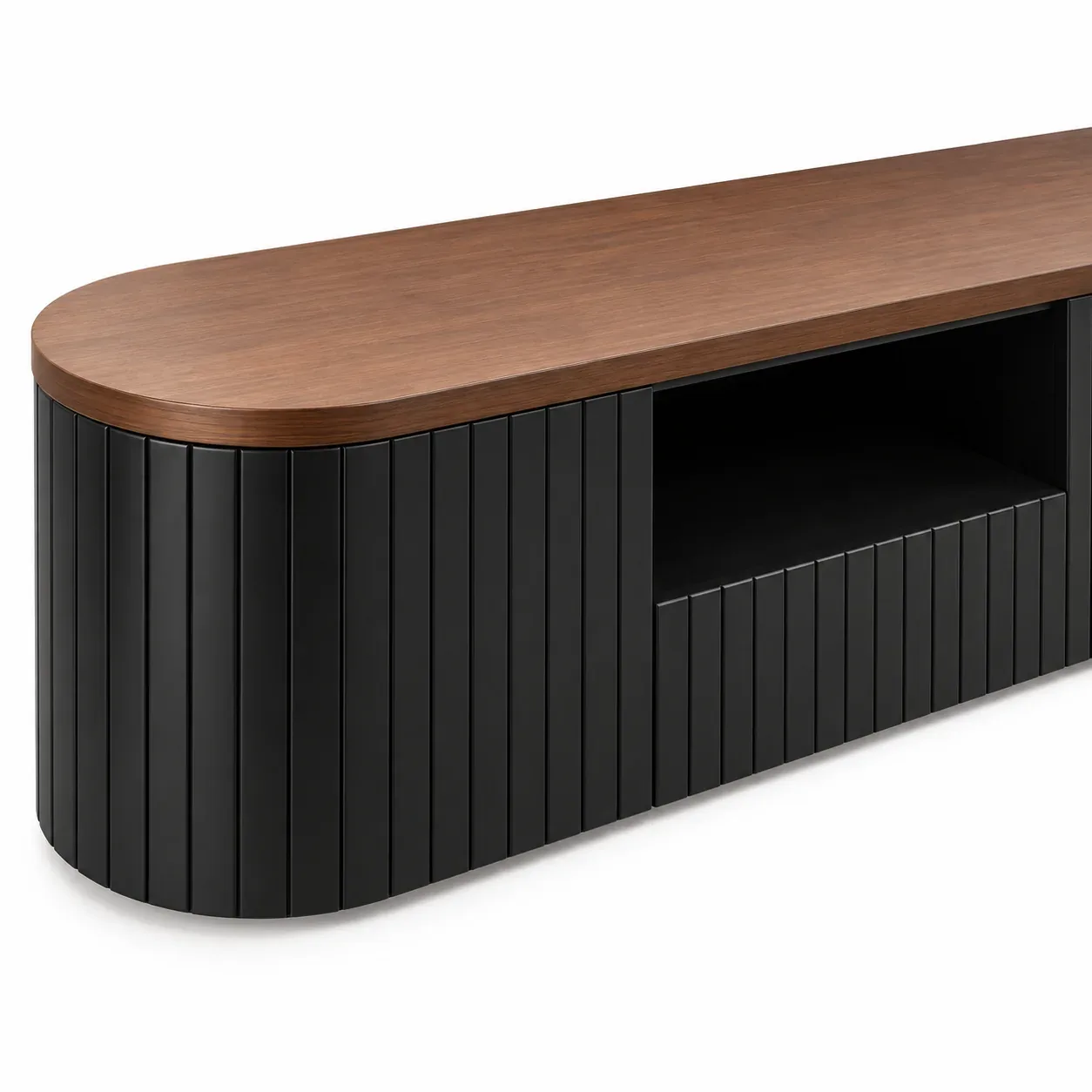 Meuble TV Nero Linea — détail