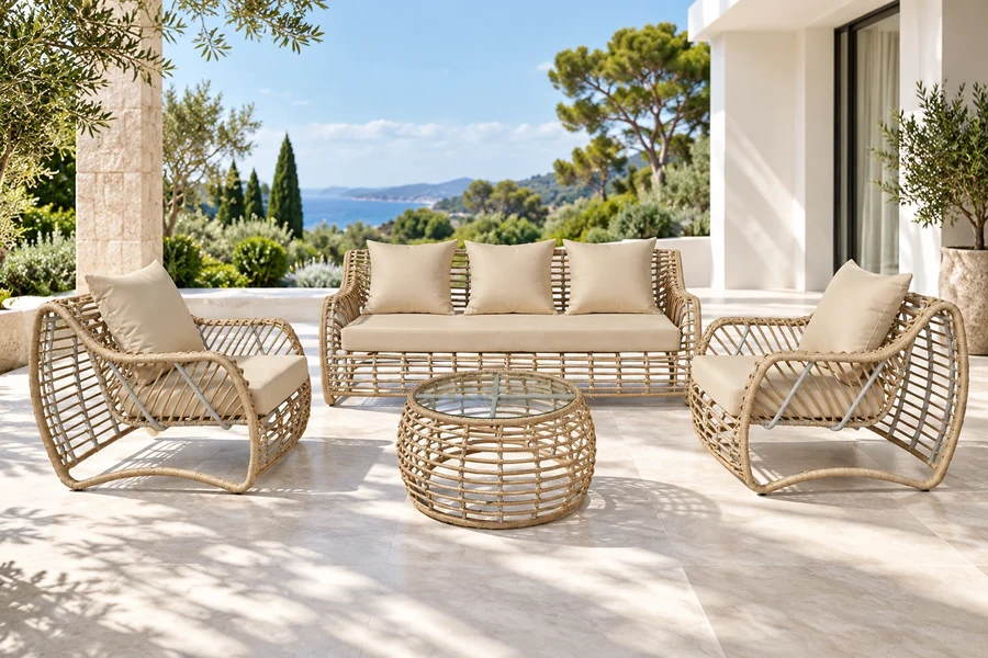 Intreccio Sabbia — Salon extérieur 4 pièces