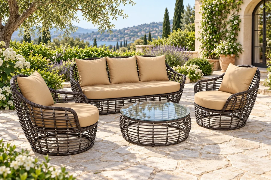 Cesto Bruno — Salon extérieur 4 pièces
