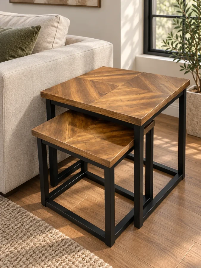 Chevron — Table d’appoint